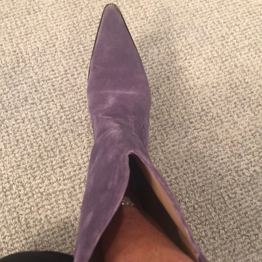 Suede Cowboy Boots